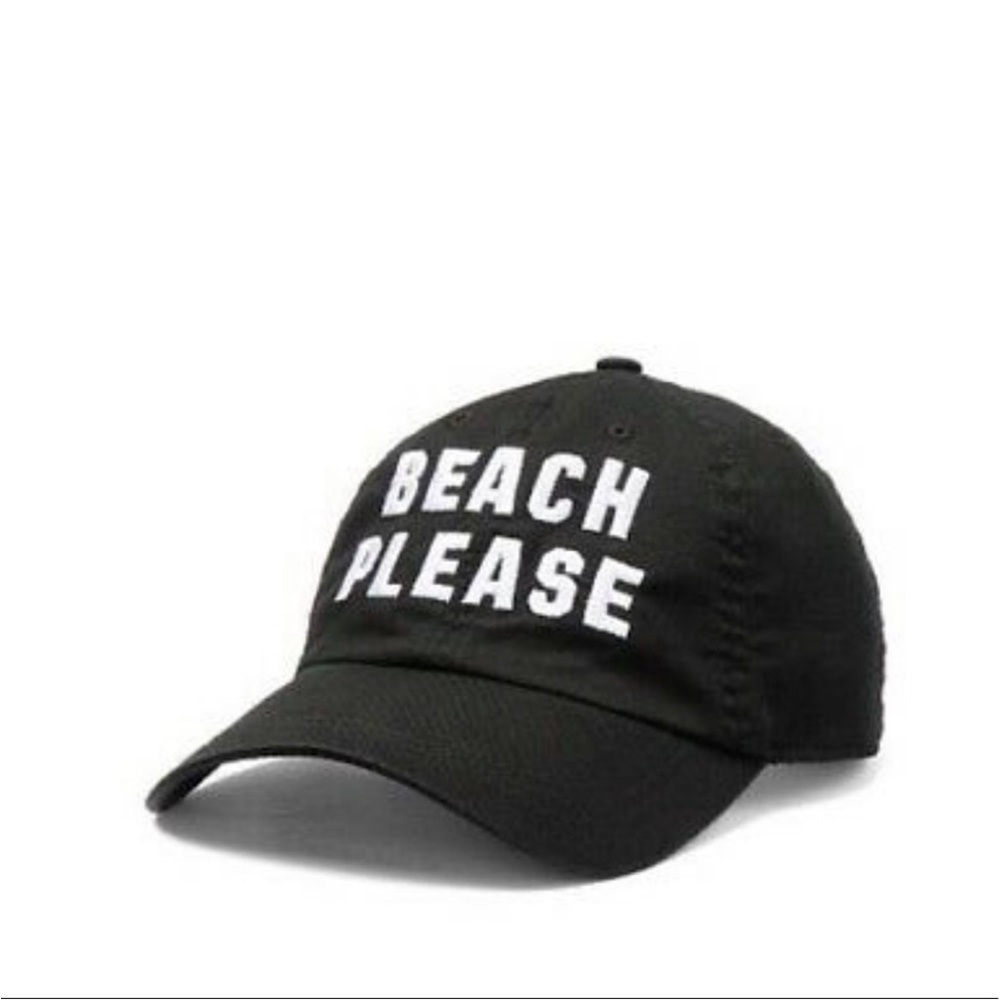 PINK Victoria's Secret Black Baseball Cap